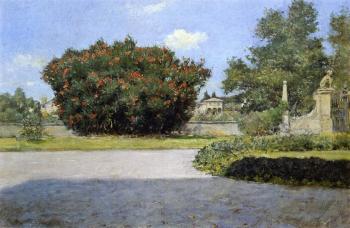 William Merritt Chase : The Big Oleander